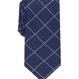 Alfani Men's Robinson Grid Tie Blue Size Regular
