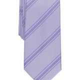 Alfani Men's Trinity Stripe Slim Tie Purple Size Regular