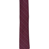 Alfani Men's Slim Grid Tie Red Size Regular