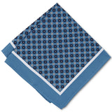 Alfani Men's Solid Medallion Pocket Square Blue Size Regular