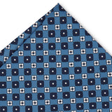 Alfani Men's Solid Medallion Pocket Square Blue Size Regular