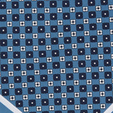 Alfani Men's Solid Medallion Pocket Square Blue Size Regular