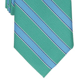 Club Room Men's Outlined Stripe Tie Green Size Regular