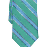 Club Room Men's Outlined Stripe Tie Green Size Regular