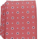 Club Room Men's Classic Floral Neat Tie Red Size Regular