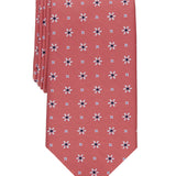Club Room Men's Classic Floral Neat Tie Red Size Regular