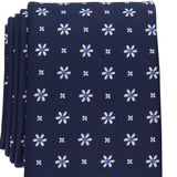 Club Room Men's Classic Floral Neat Tie Blue Size Regular