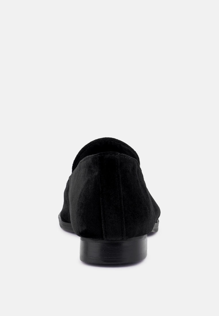 Luxe-lap Velvet Handcrafted Loafers