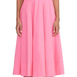 STAUD Wells Stretch Cotton Dress Plumeria Pink Size 4