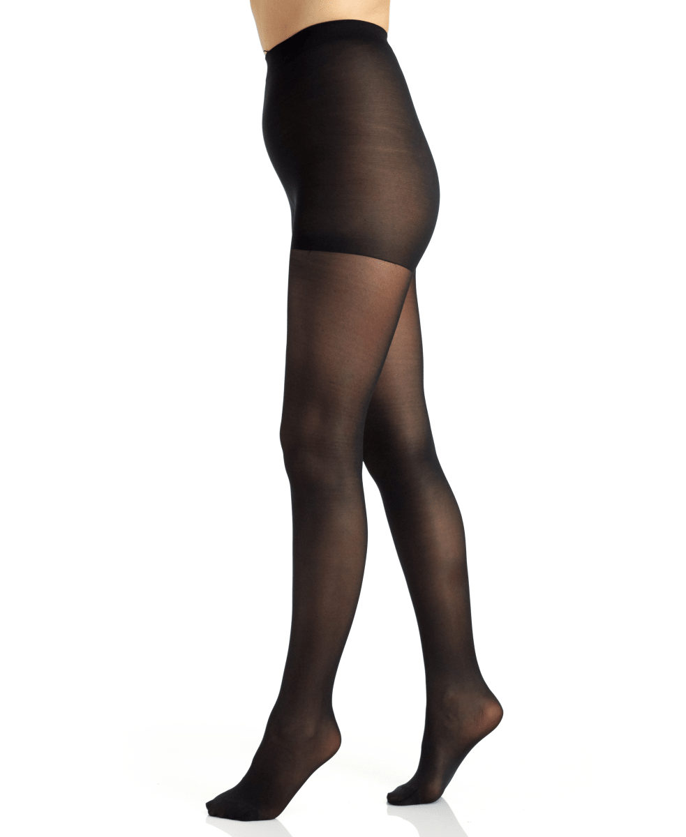 Shimmers Opaque Tight With Reinforced Toe