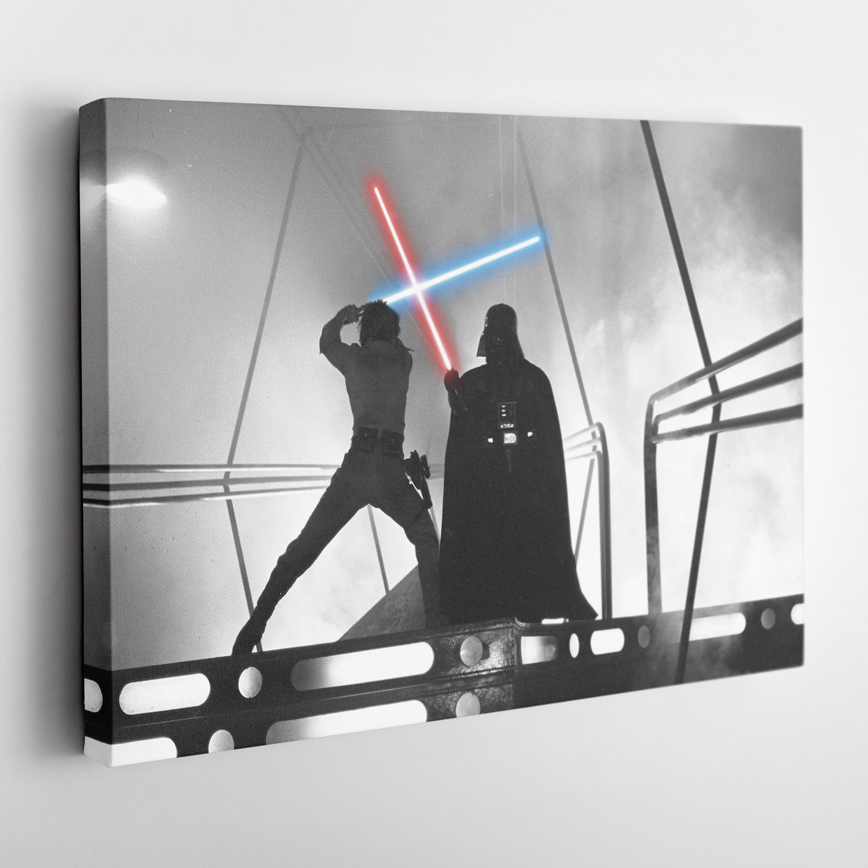 Star Wars™ Darth Vader vs. Luke Skywalker Fight Canvas Wall Art Decor