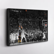 Stephen Curry Canvas Art – Game Winner Vs Okc Decor