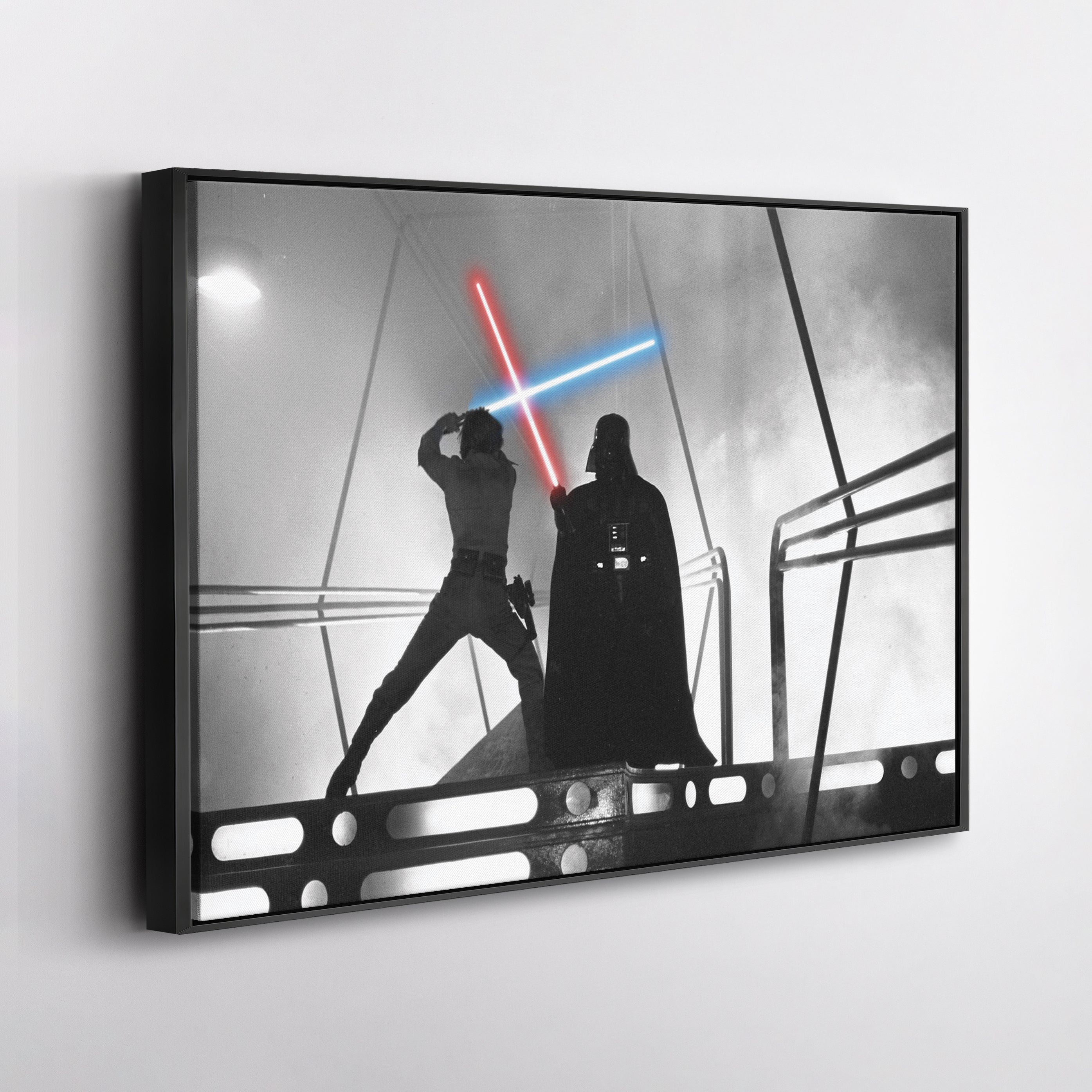 Star Wars™ Darth Vader vs. Luke Skywalker Fight Canvas Wall Art Decor