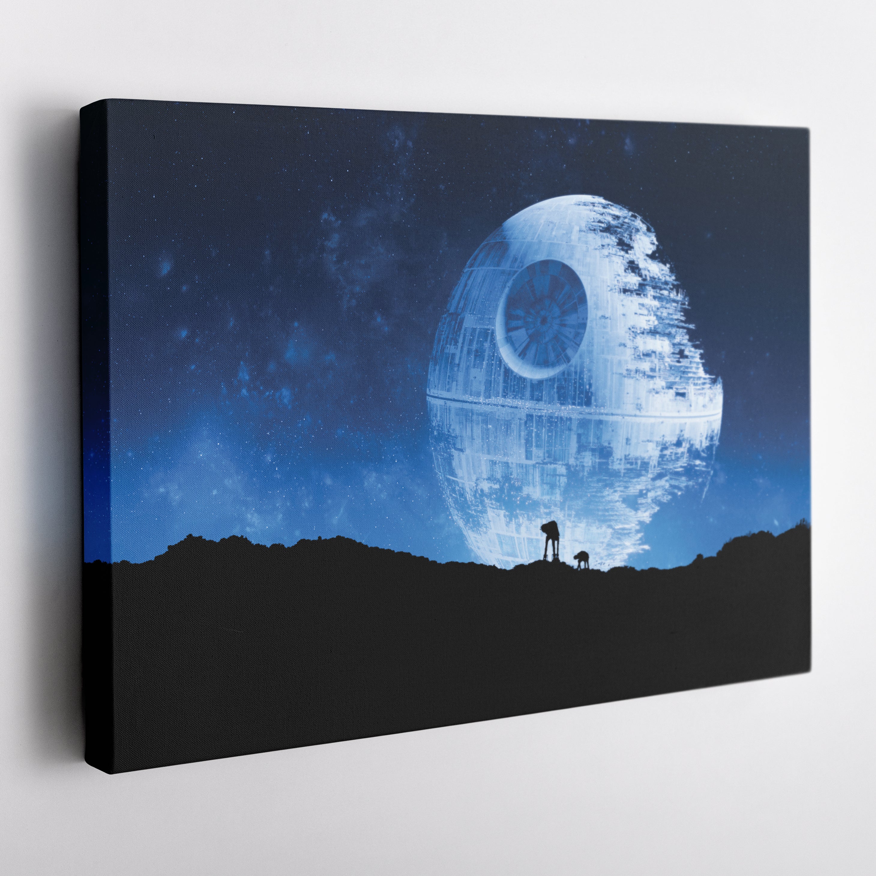 Death Star Poster Star Wars™ Movie Canvas Wall Art Decor - Galactic Wall Art