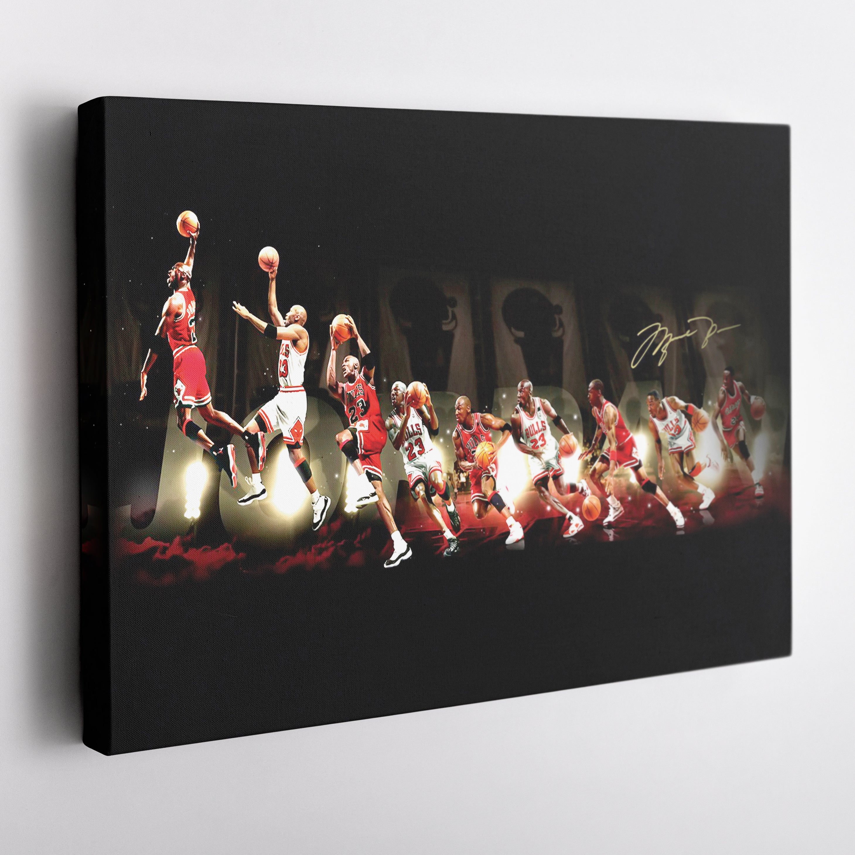 Michael Jordan Evolution Canvas – Chicago Bulls Wall Art Print For Sports Fans