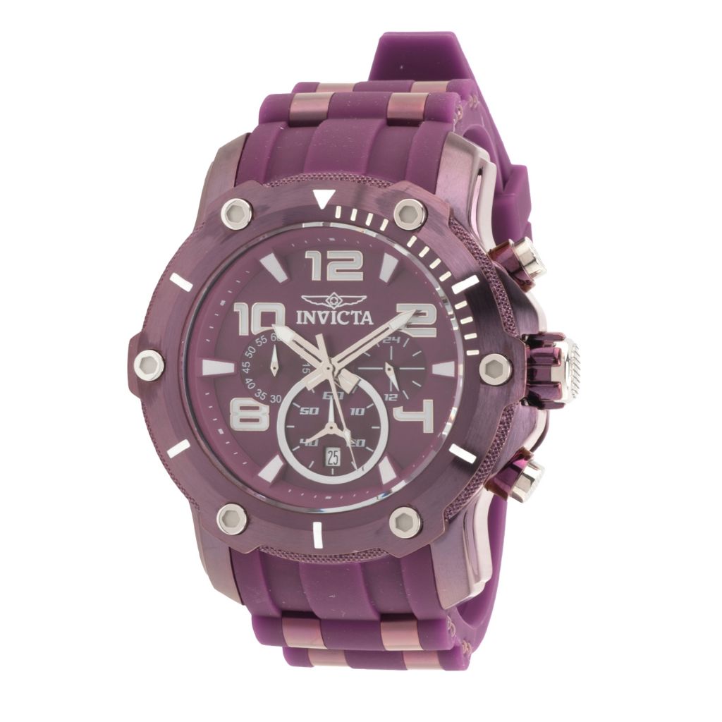 Invicta Pro Diver Scuba 52mm Quartz Chronograph Strap Watch