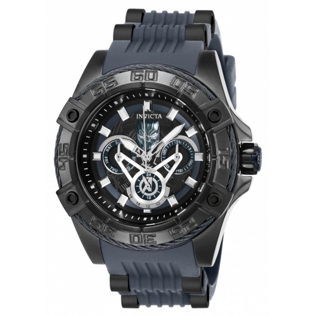 Invicta Marvel Bolt 44mm Black Panther L.ed Quartz Watch