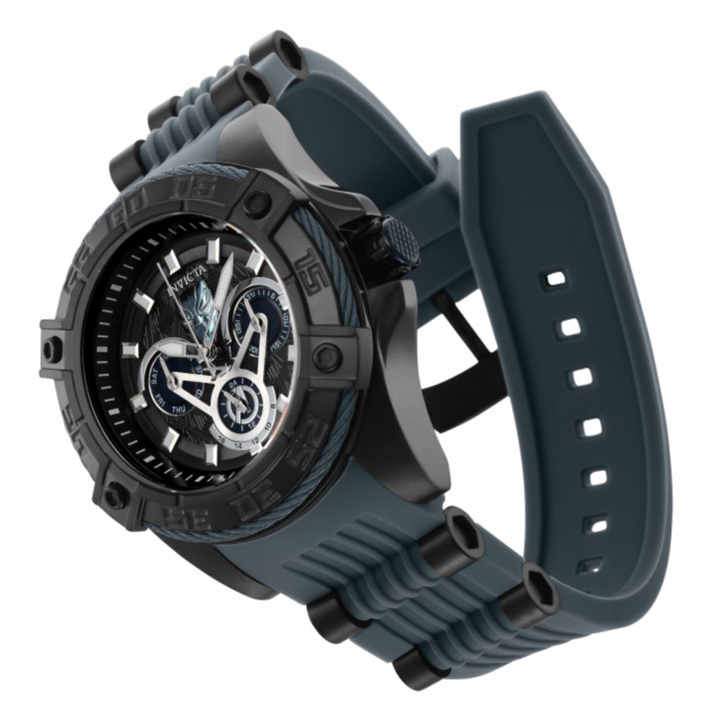 Invicta Marvel Bolt 44mm Black Panther L.ed Quartz Watch