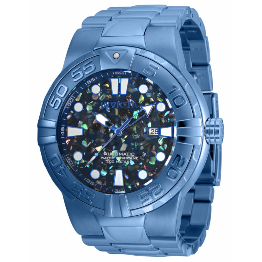 Invicta 47mm Or 55mm San I Automatic Mosaic Dial Bracelet Watch