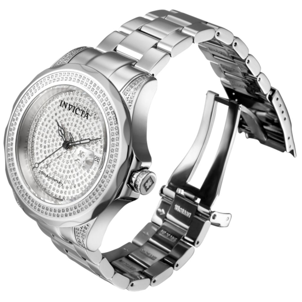 Invicta Pro Diver 25th Anniversary Auto 2.38ctw Diamond Watch