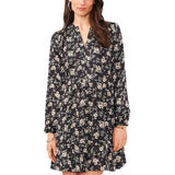 Vince Camuto Long Sleeved Dress Gray Size XXS