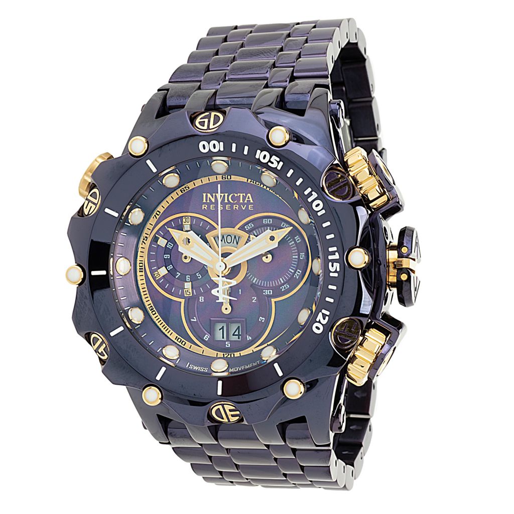 Invicta Reserve Venom Fusion 52mm Shutter Pl Swiss Quartz Watch