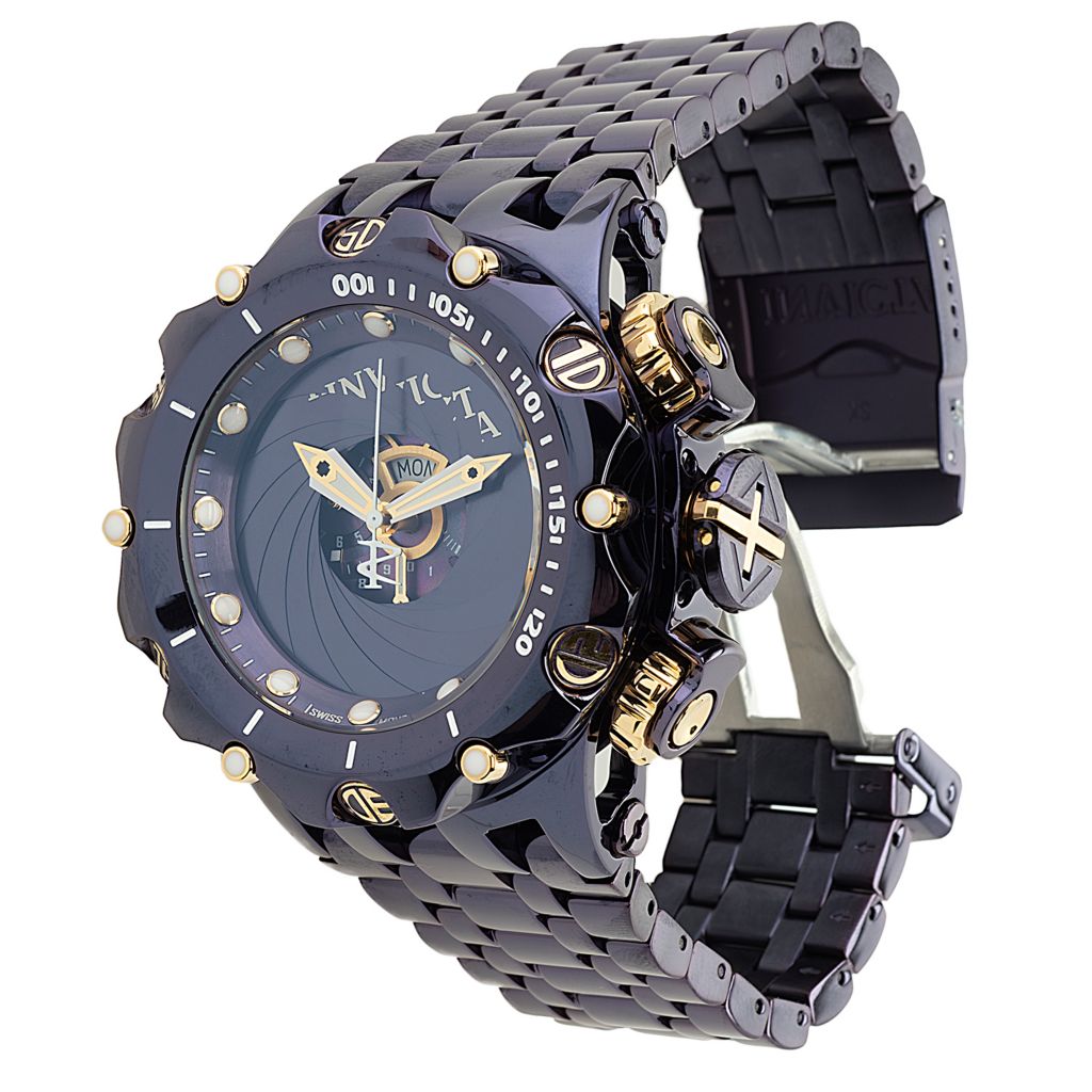 Invicta Reserve Venom Fusion 52mm Shutter Pl Swiss Quartz Watch