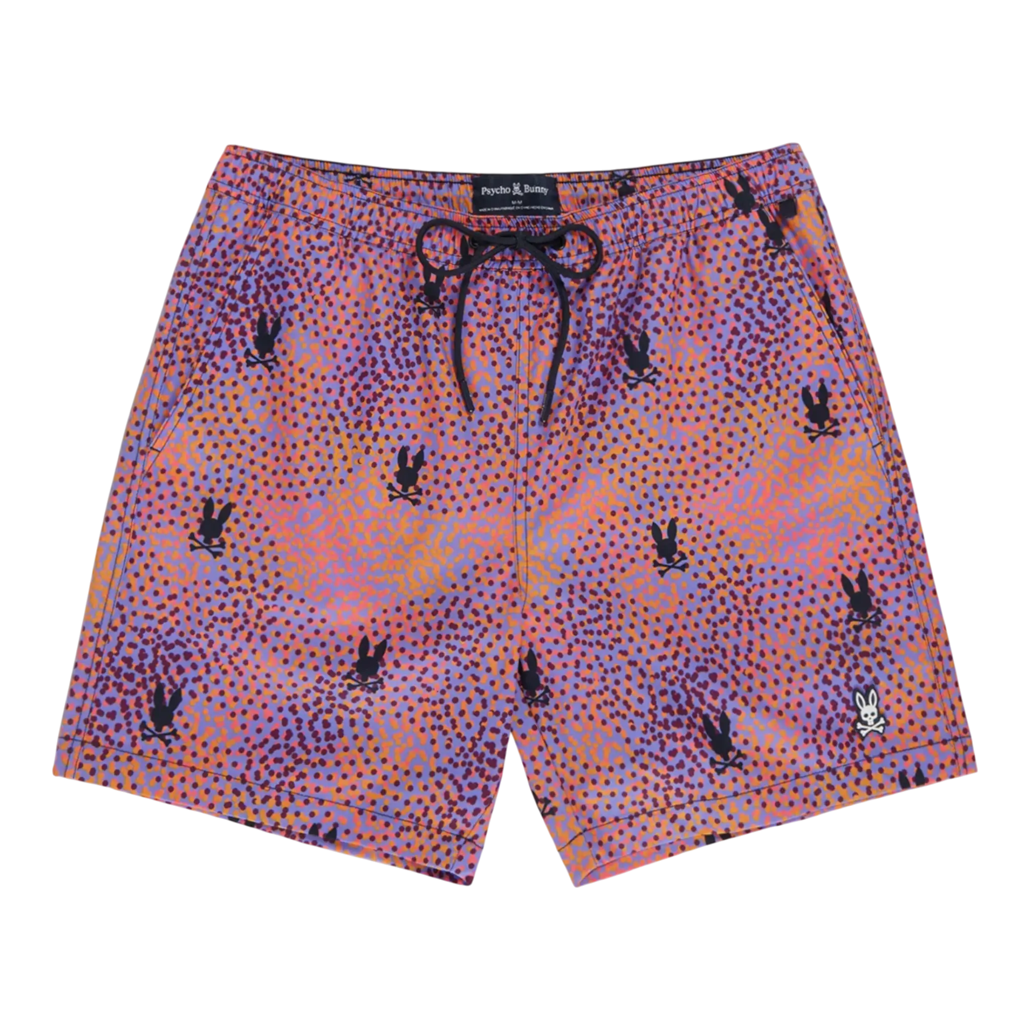 Psycho Bunny Chicago Men Swim Trunks Lavender Purple