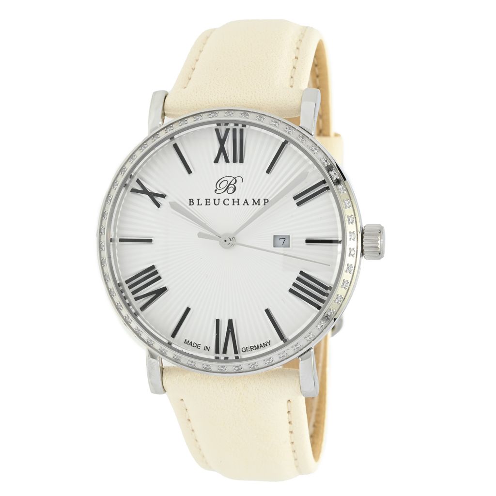 Bleuchamp Women's Snow White Le Swiss Quartz 0.50ctw Diamond Watch