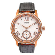 Guess Women's Gramercy Quartz Crystal Accented Strap Watch