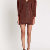 Camilla and Marc Baylee Dress Metallic Red Size 4