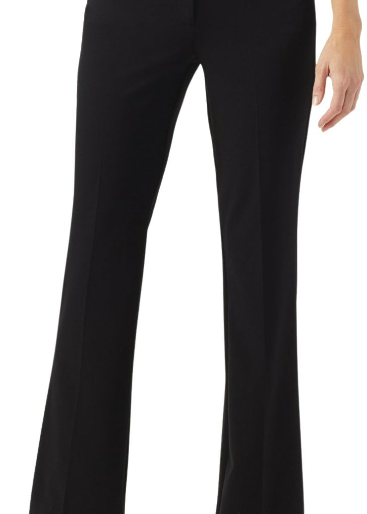 Roz & Ali Black Secret Agent Trouser With Cateye Pockets and Zipper - Average Length