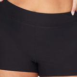 Artesands High Waist Swim Shorts, Black, Size 16