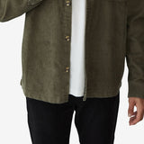 COTTON ON Men's Heavy Overshirt Green Size XX-Large
