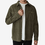 COTTON ON Men's Heavy Overshirt Green Size XX-Large