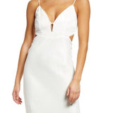 Bardot Karlotta Cutout Slipdress in Ivory , Size 6