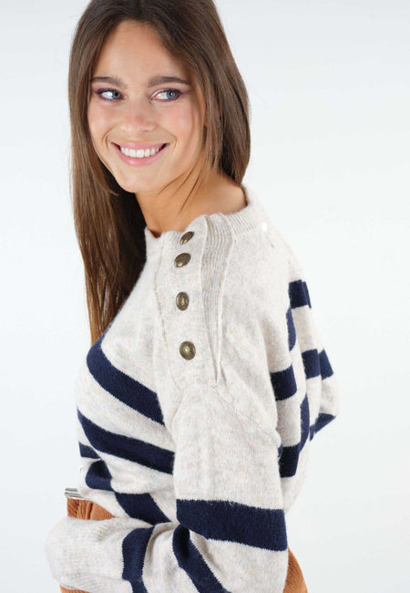 FRANCINE ROUNDNECK SWEATER - WOMEN