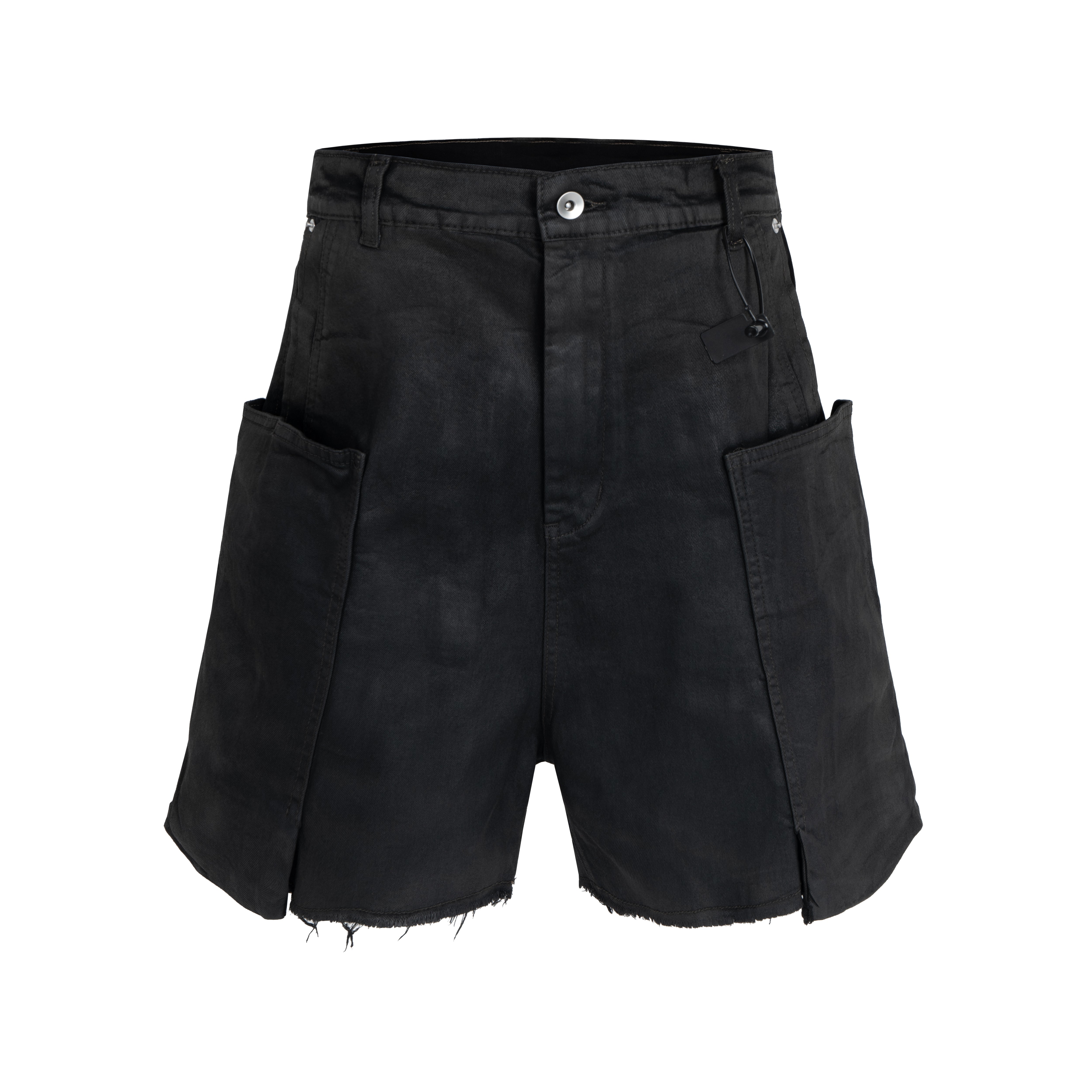 WAXED CARGO SHORTS