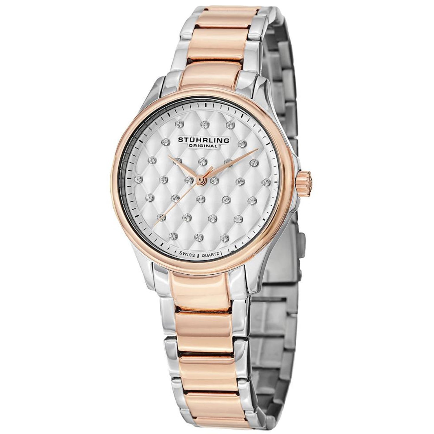 Stuhrling Women's Symphony Round Silver Watch