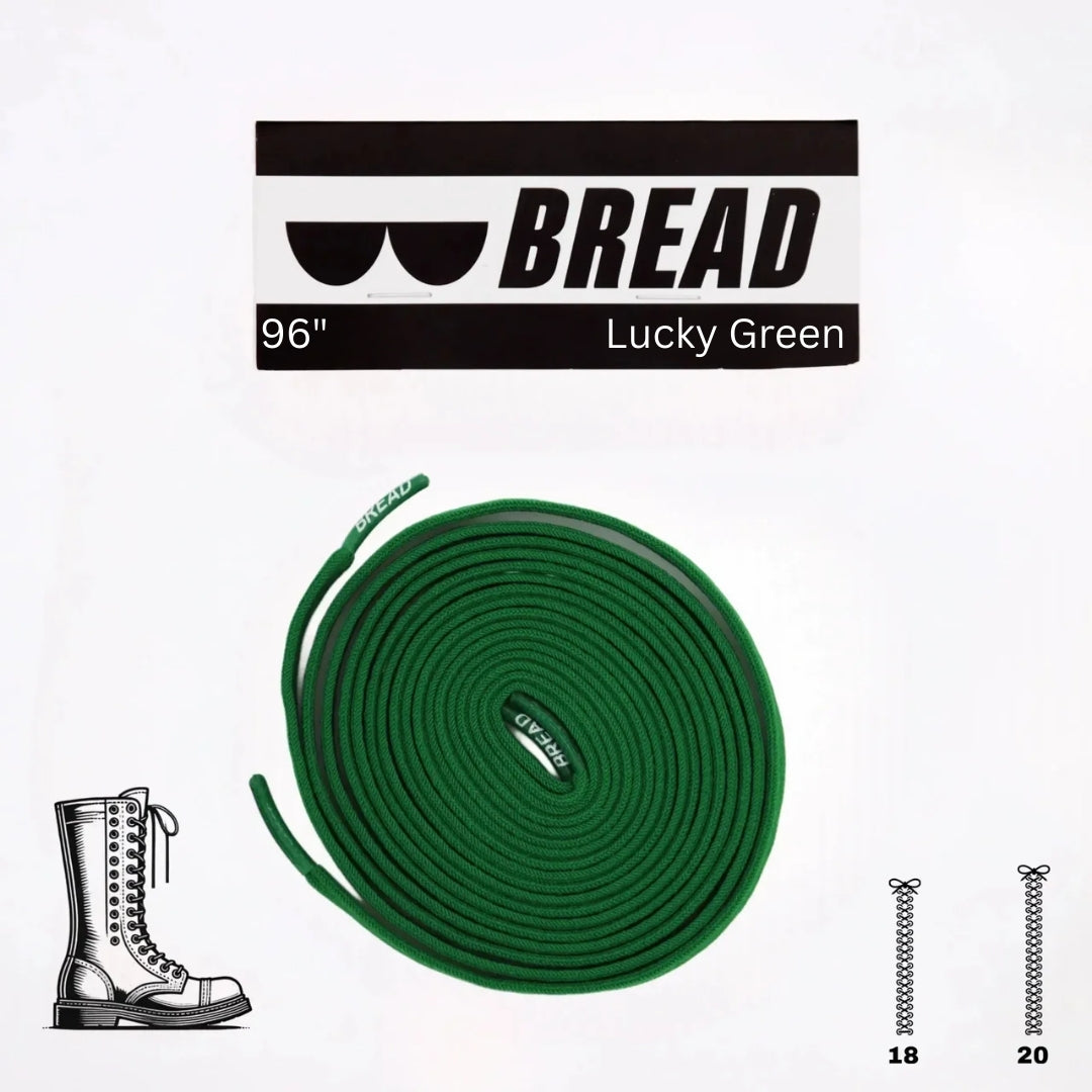 Lucky Green Elastic Shoelaces