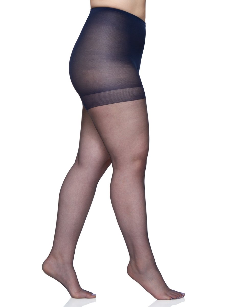 Queen Ultra Sheer Control Top Pantyhose With Sandalfoot Toe