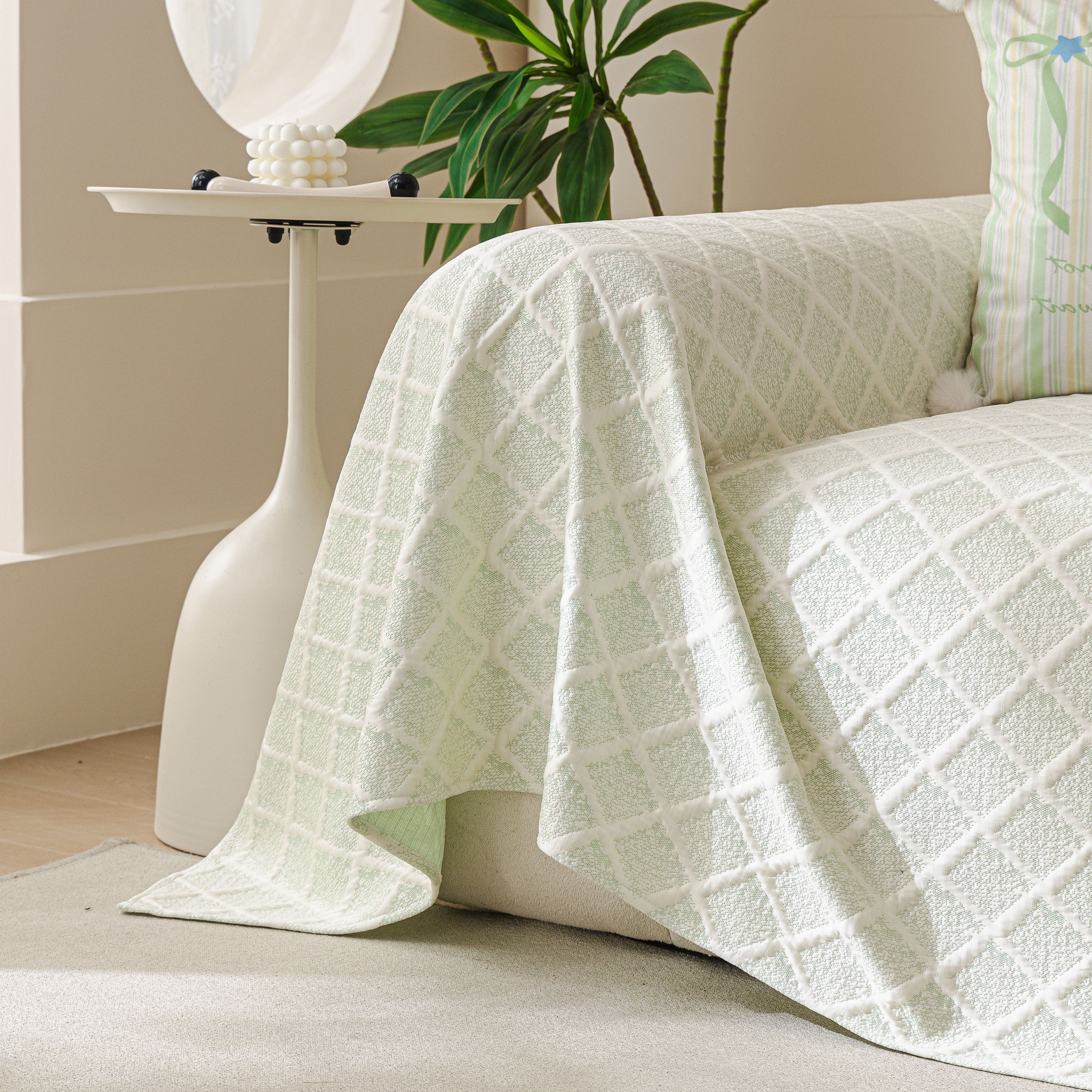 Cooling Couch Cover Throw, Washable Breathable Summer Bed Cover Sofa Protector Covers