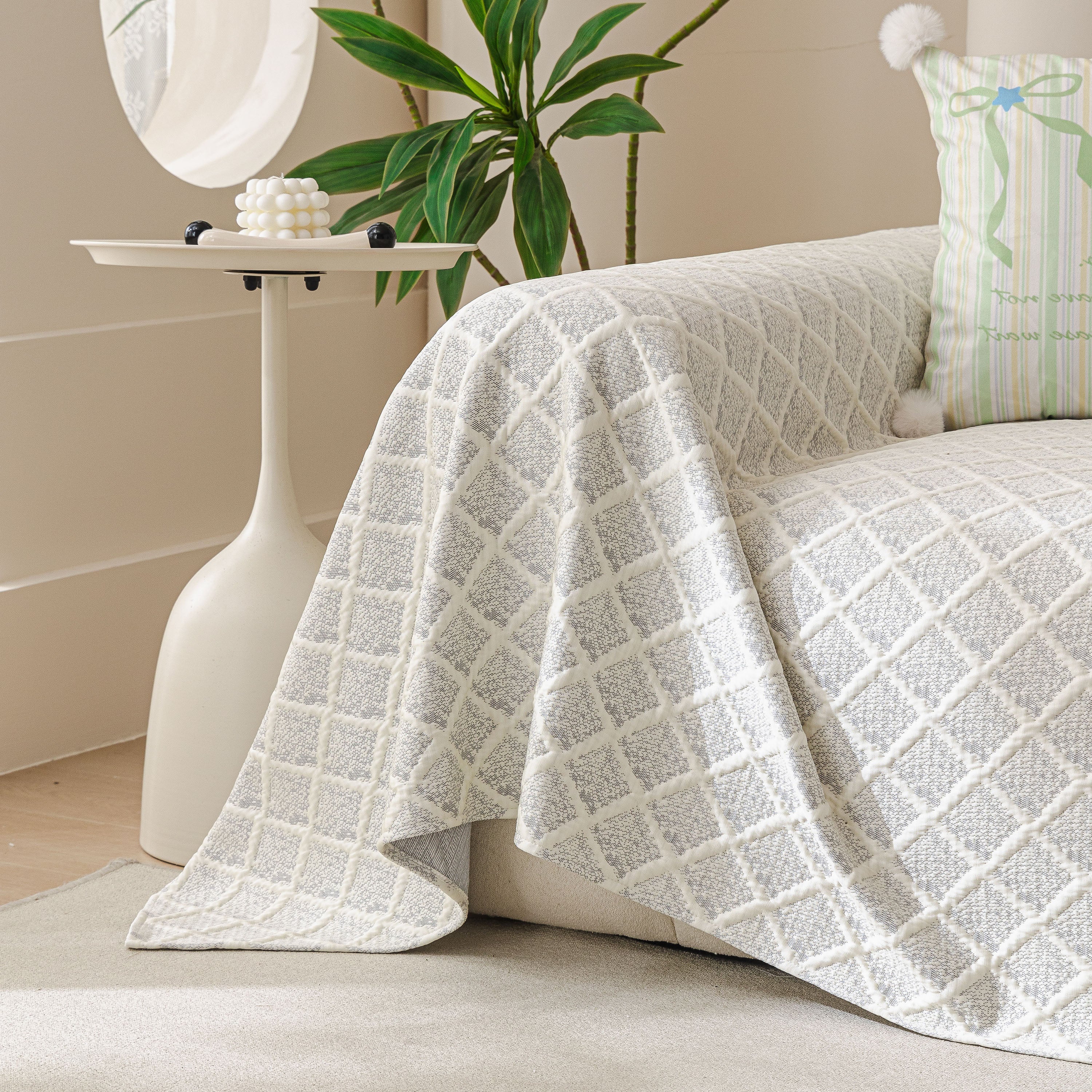 Cooling Couch Cover Throw, Washable Breathable Summer Bed Cover Sofa Protector Covers