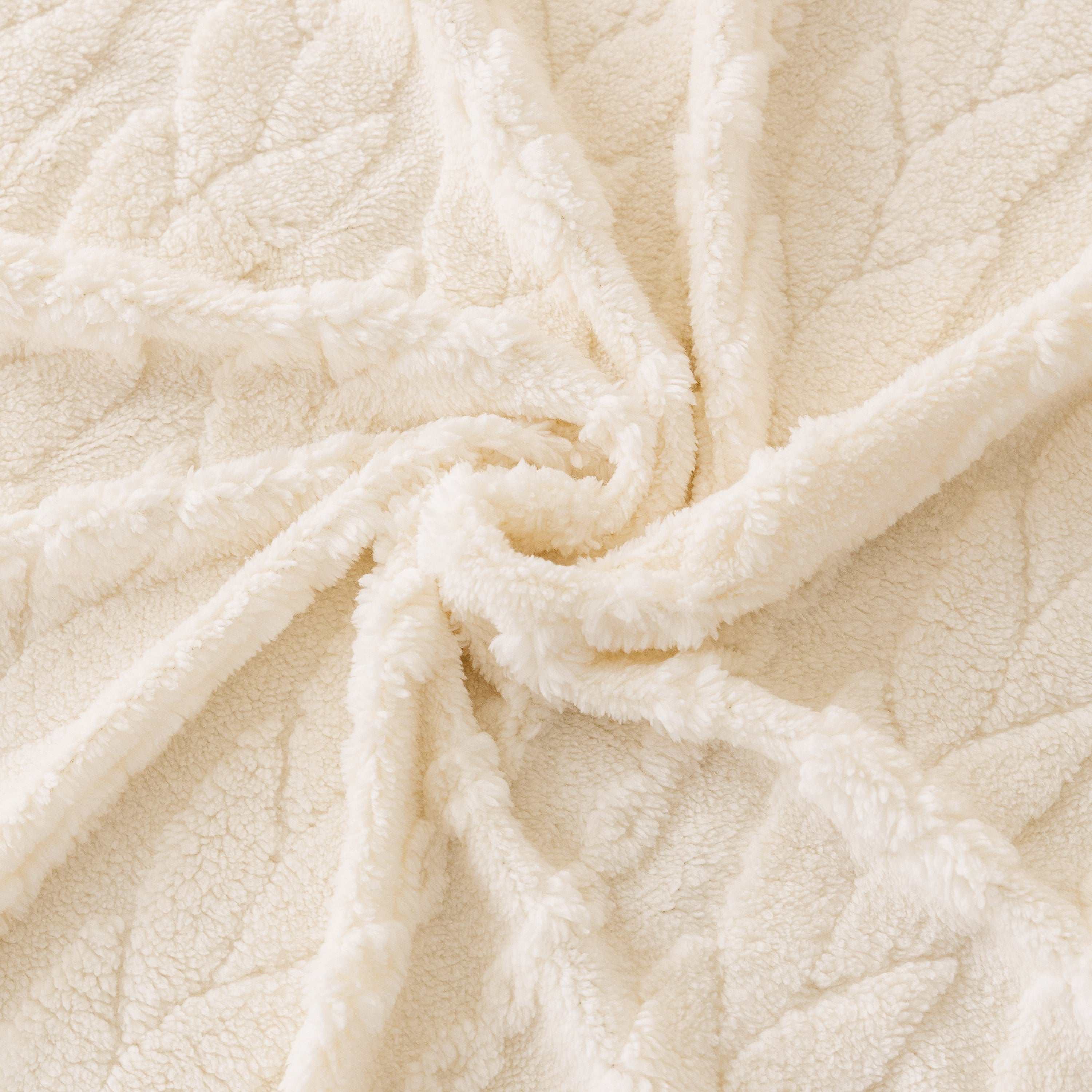 Thick Cozy 3d Cable Sofa Throw Cover, Plush Jacquard Warm Fleece Throw Blanket