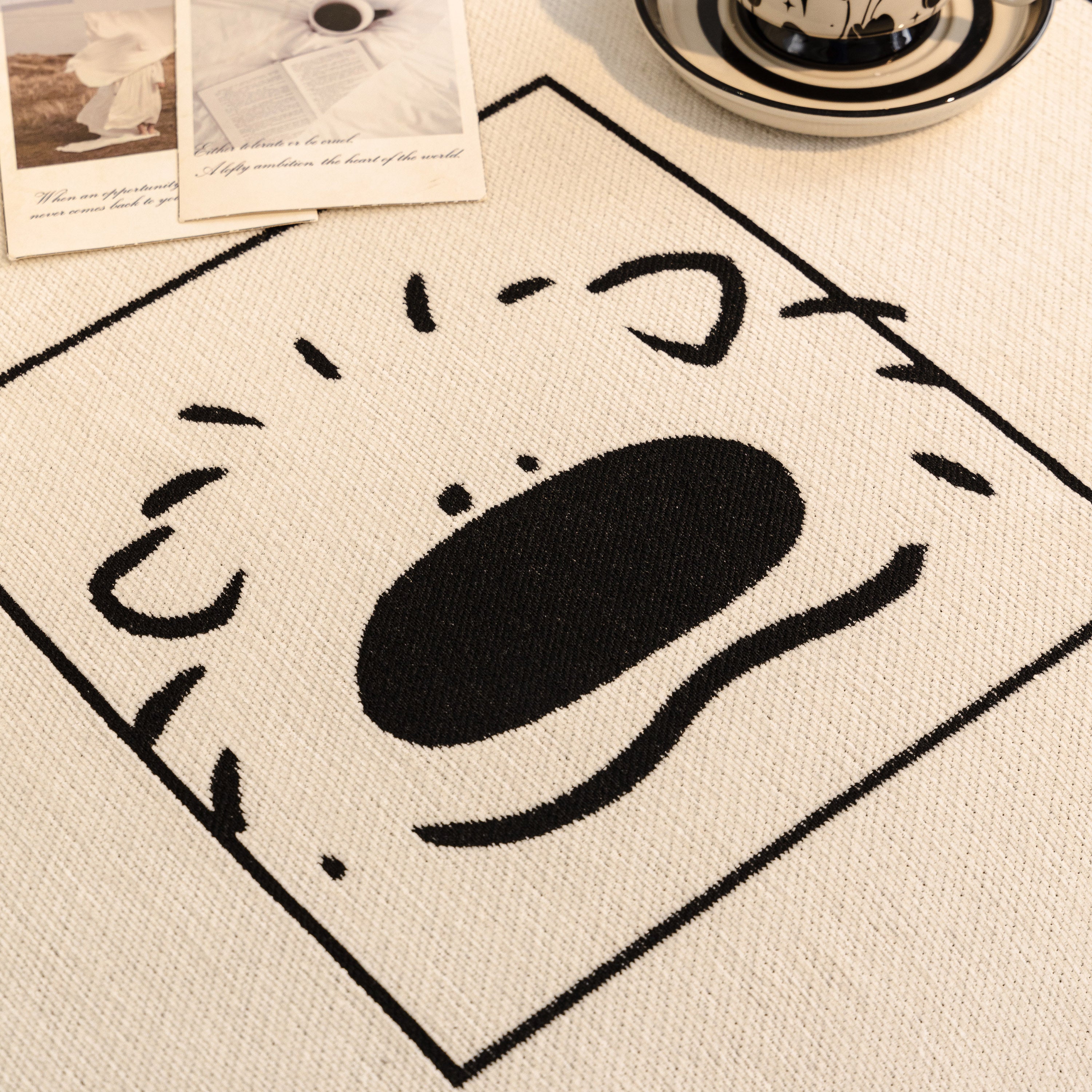 Cute Chenille Couch Cover Throw, Cartoon Soft Washable Sofa Cover For Sectional Sofas