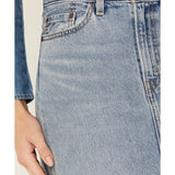 Levi s Women s Premium Ankle Column Denim Skirt Light Wash Blue