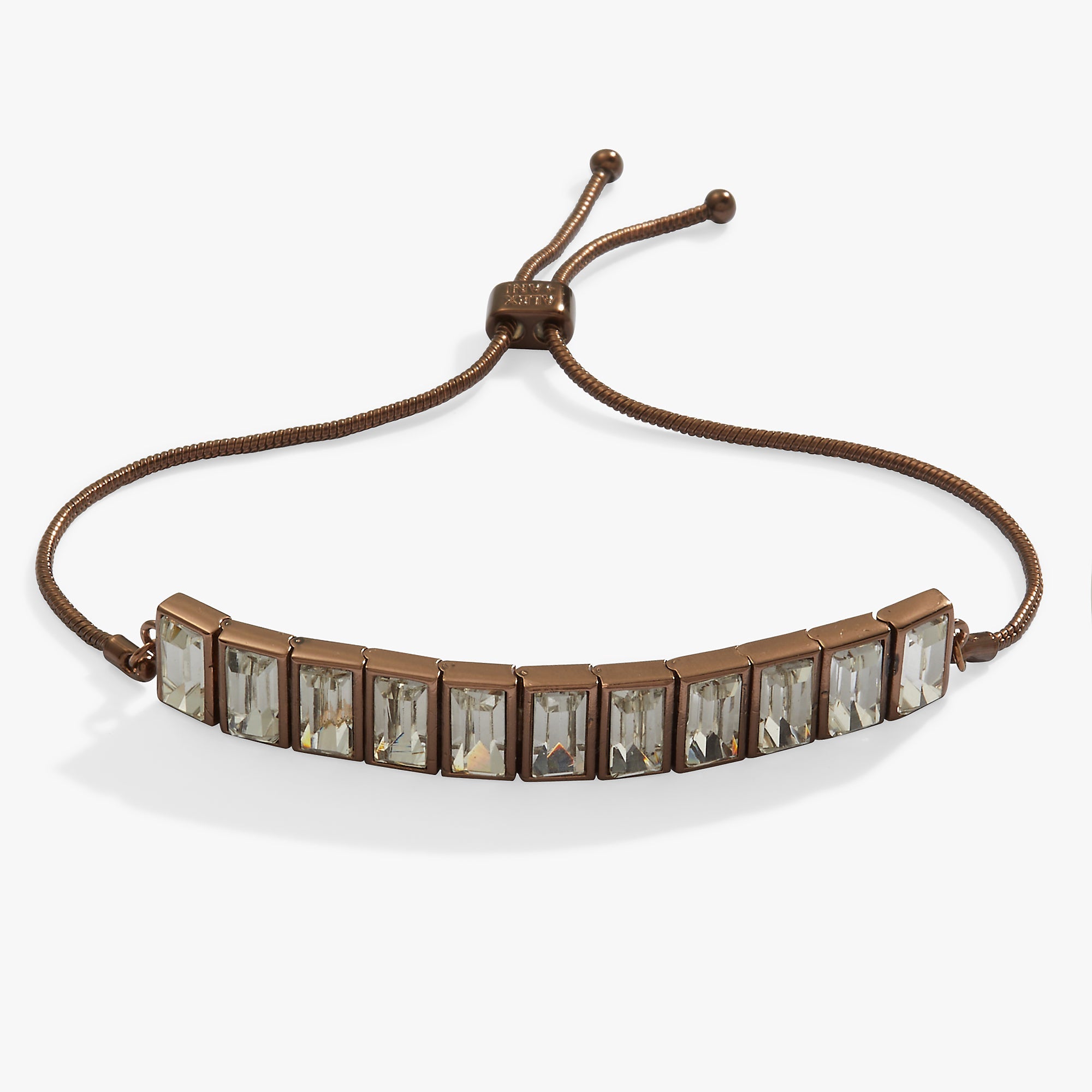 Baguette Crystal Tennis Bracelet