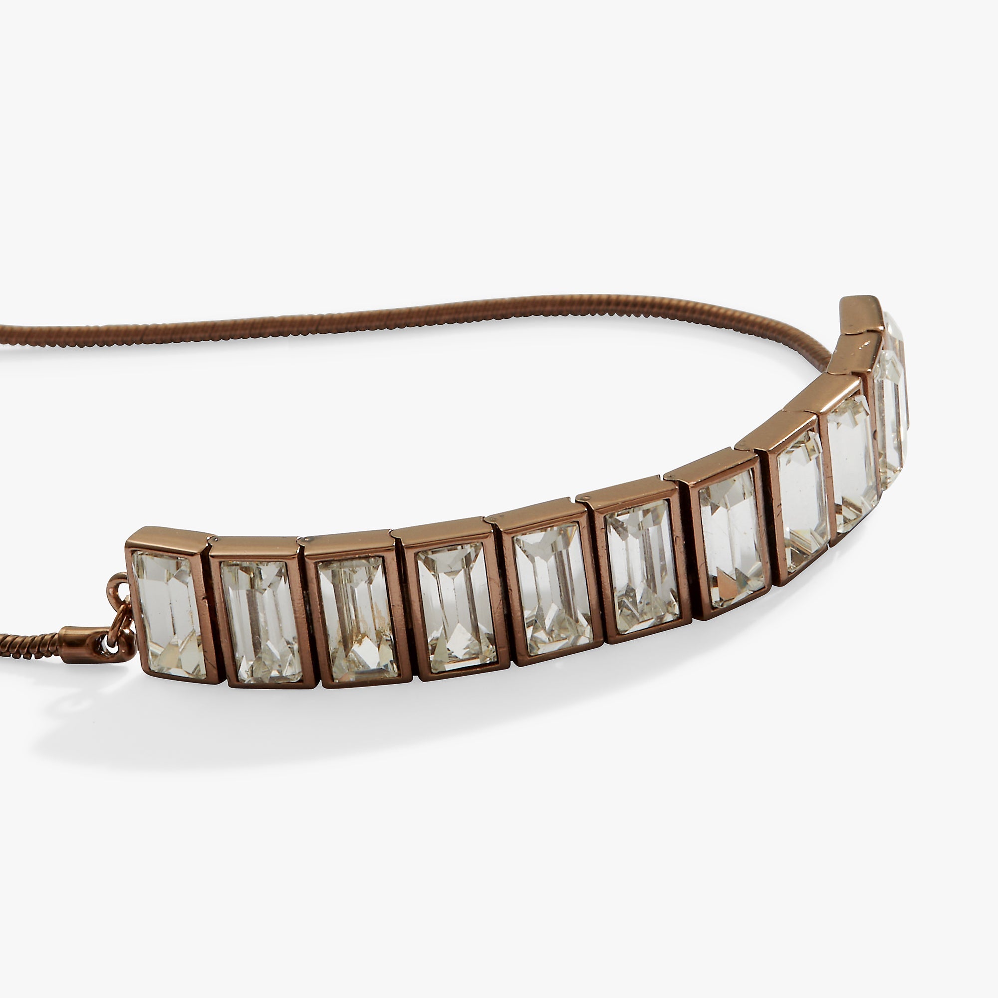 Baguette Crystal Tennis Bracelet