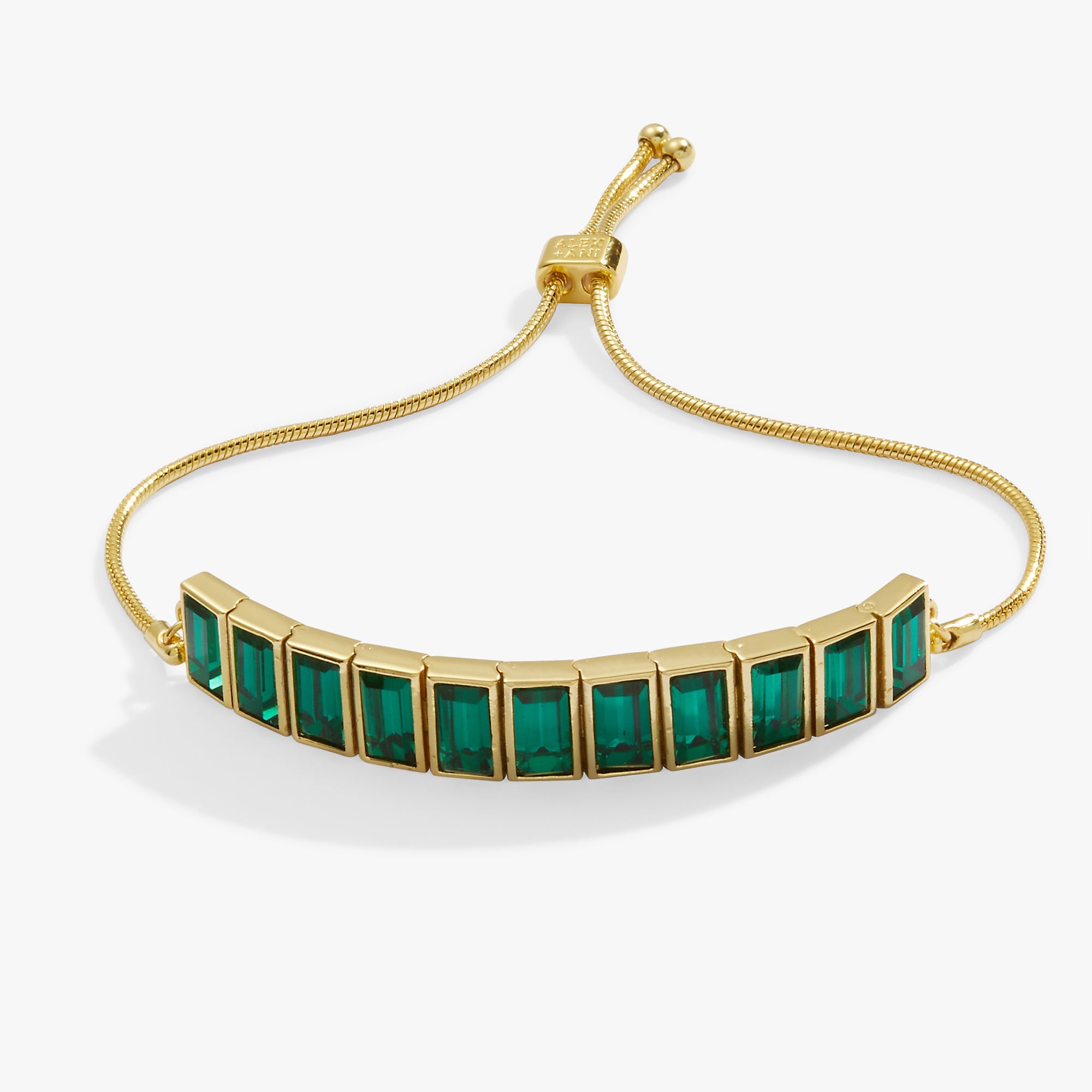 Baguette Crystal Tennis Bracelet