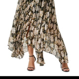 Astr the Label Ayana Floral Pleated Long Sleeve Maxi Dress